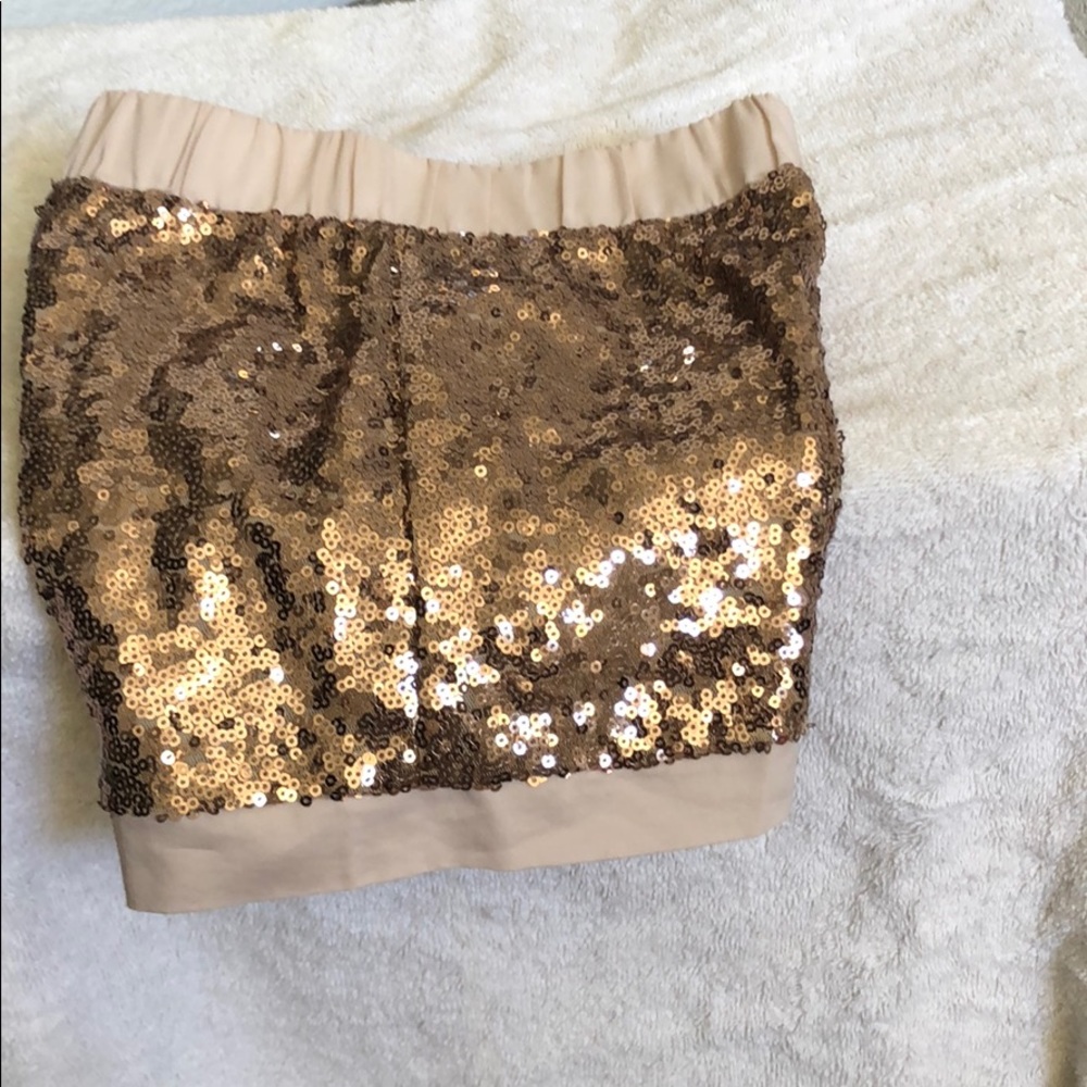 Sequined shorts